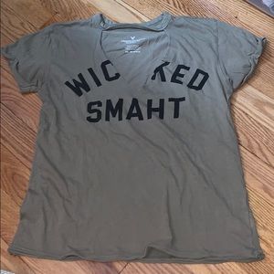 “Wicked Smaht” Tee Shirt from American Eagle